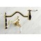Kingston Brass KS2102PL Heritage Wall Mount Pot Filler, Polished Brass KS2102PL - alternate 4